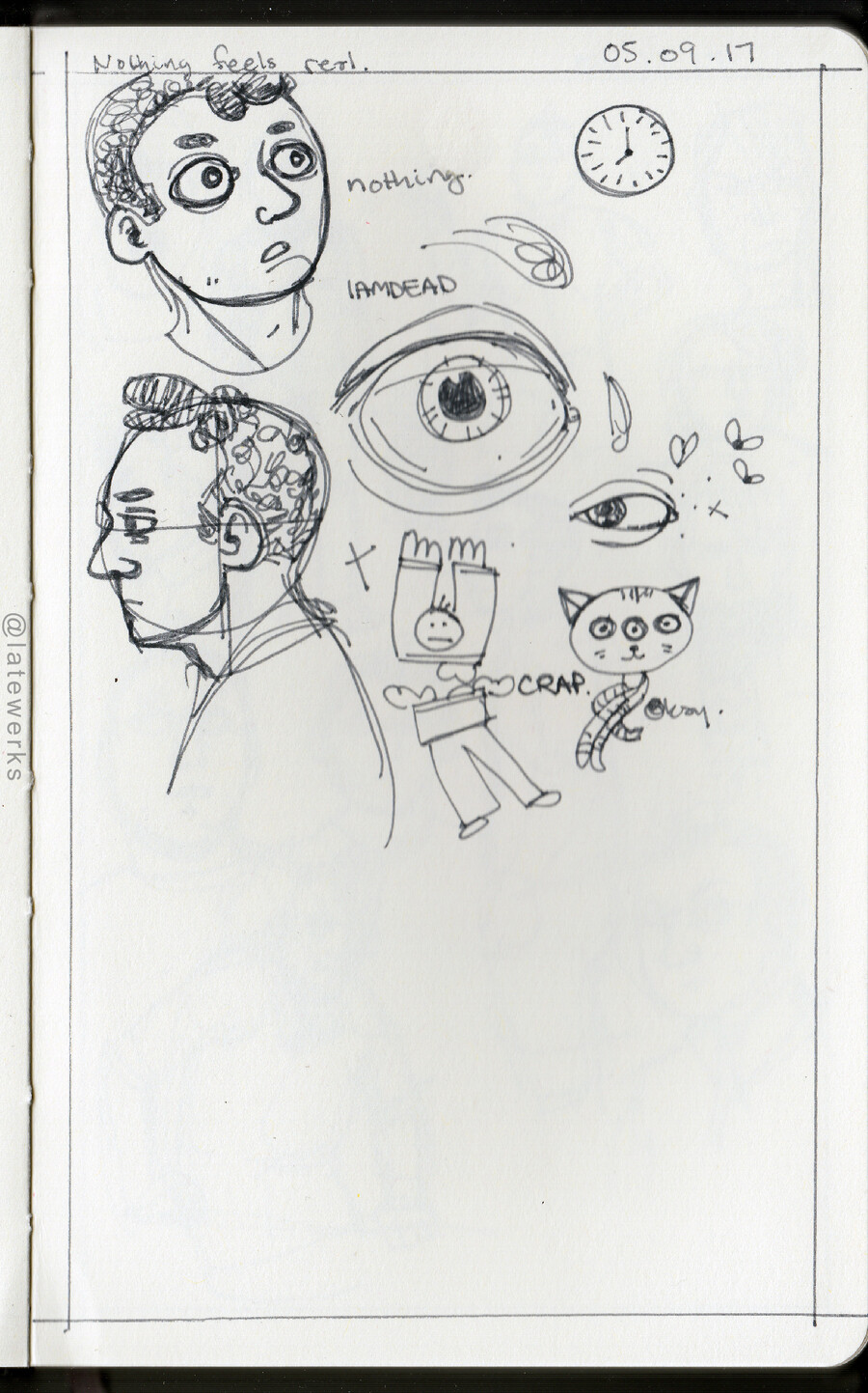 Anxiety sketches
