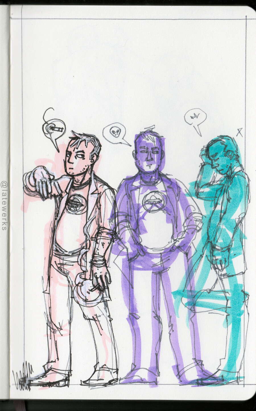 Rough character sketches