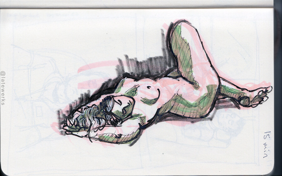 Drink & Draw, The Living Gallery, 08/09/17