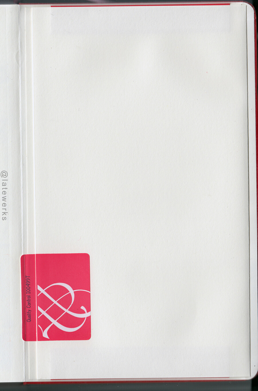 Back Cover, Interior