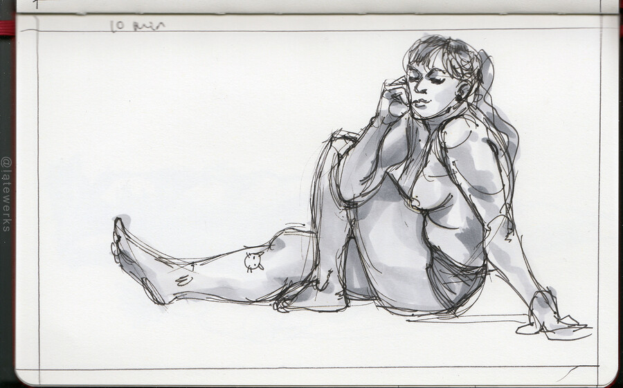 Drink & Draw, The Living Gallery, 04/26/17