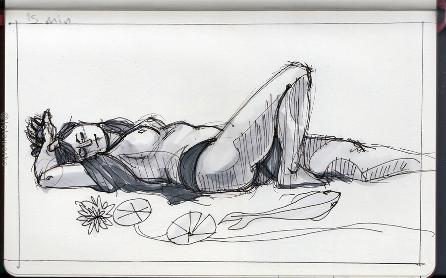 Drink & Draw, The Living Gallery, 04/26/17