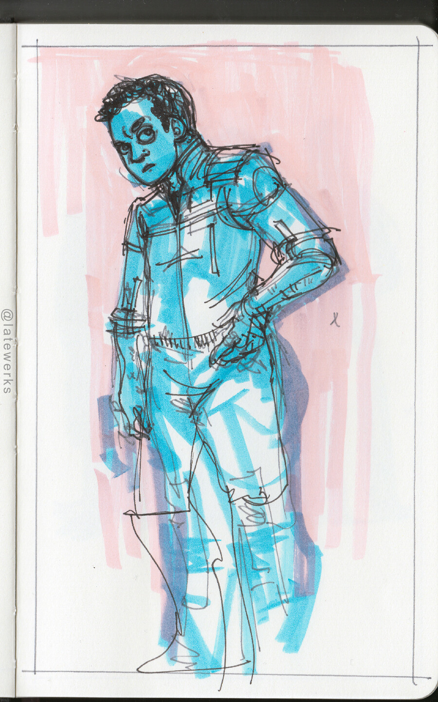 Rough character sketches, Roush