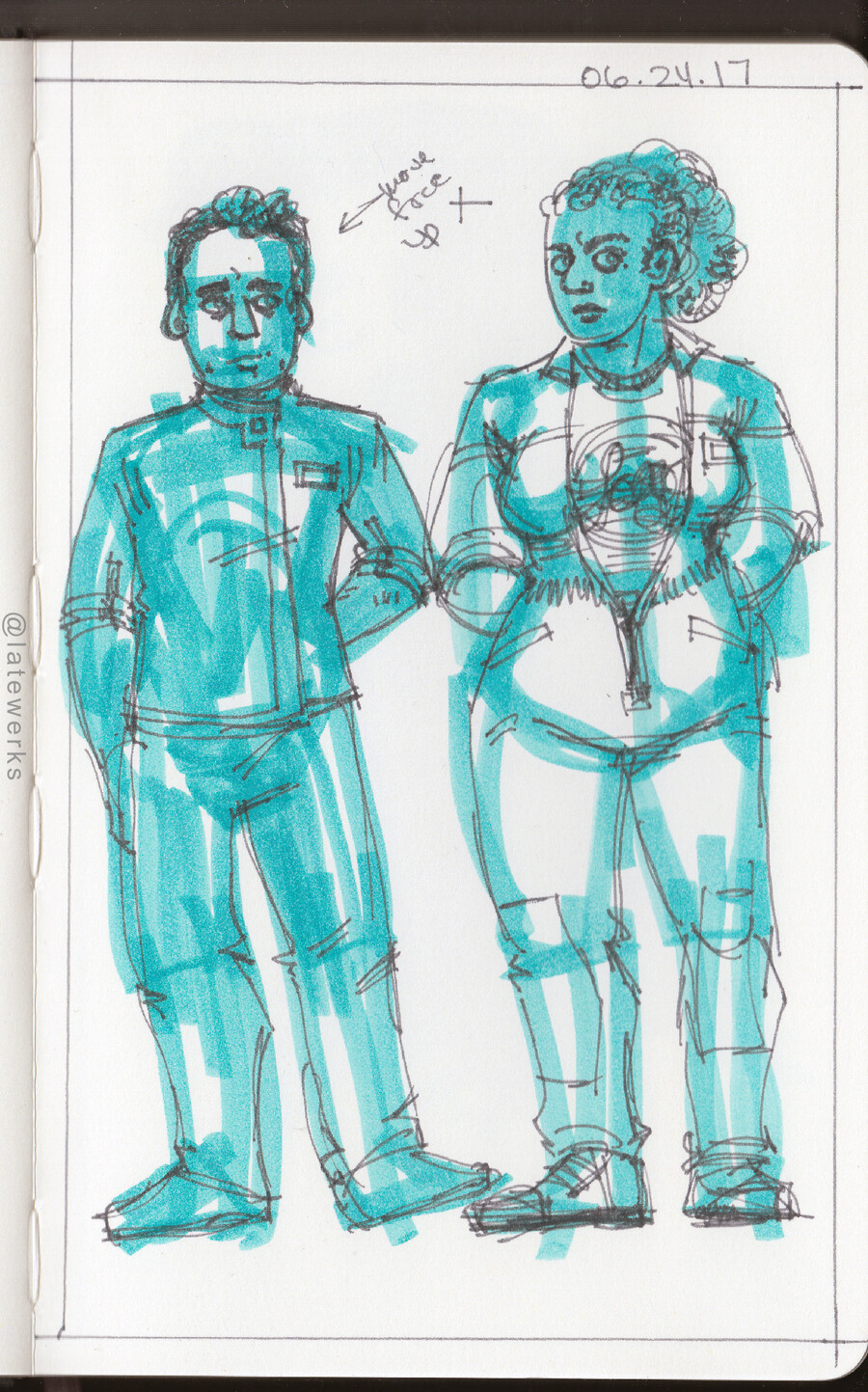 Rough character sketches