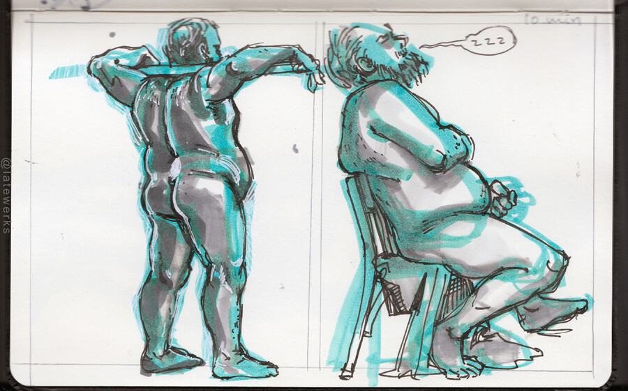 Drink & Draw, The Living Gallery, 08/02/17