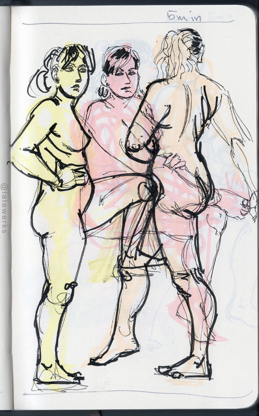 Drink & Draw, The Living Gallery, 08/09/17