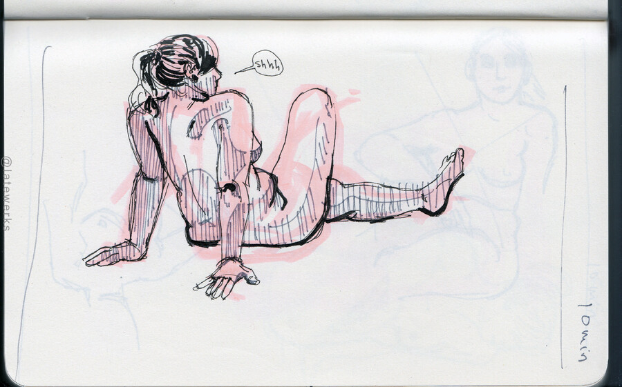 Drink & Draw, The Living Gallery, 08/09/17