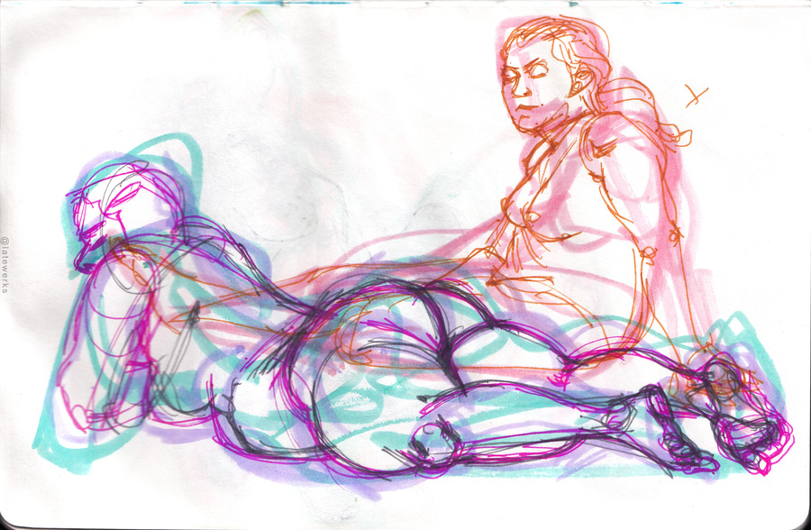 Drink & Draw, The Living Gallery