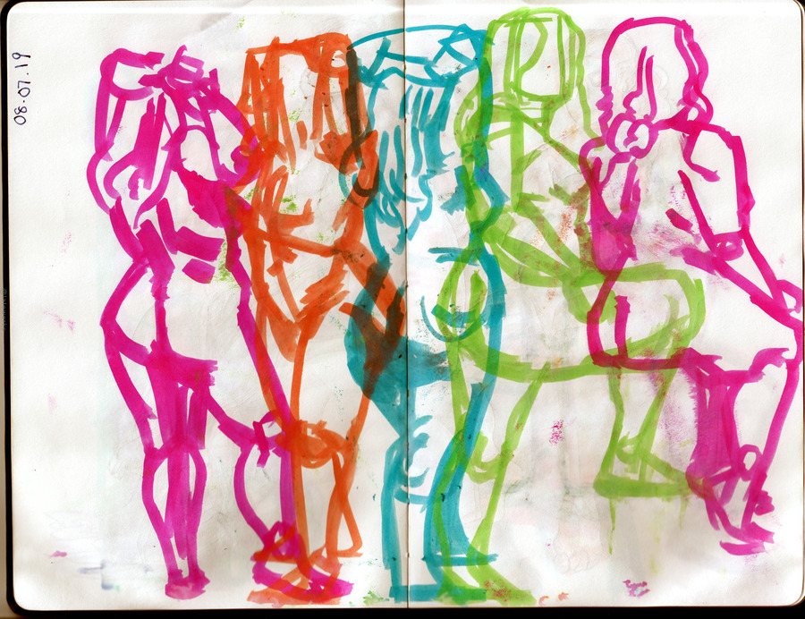 Drink & Draw, The Living Gallery