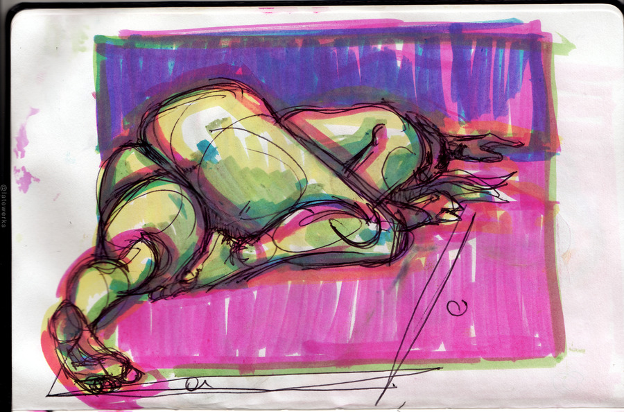Drink & Draw, The Living Gallery