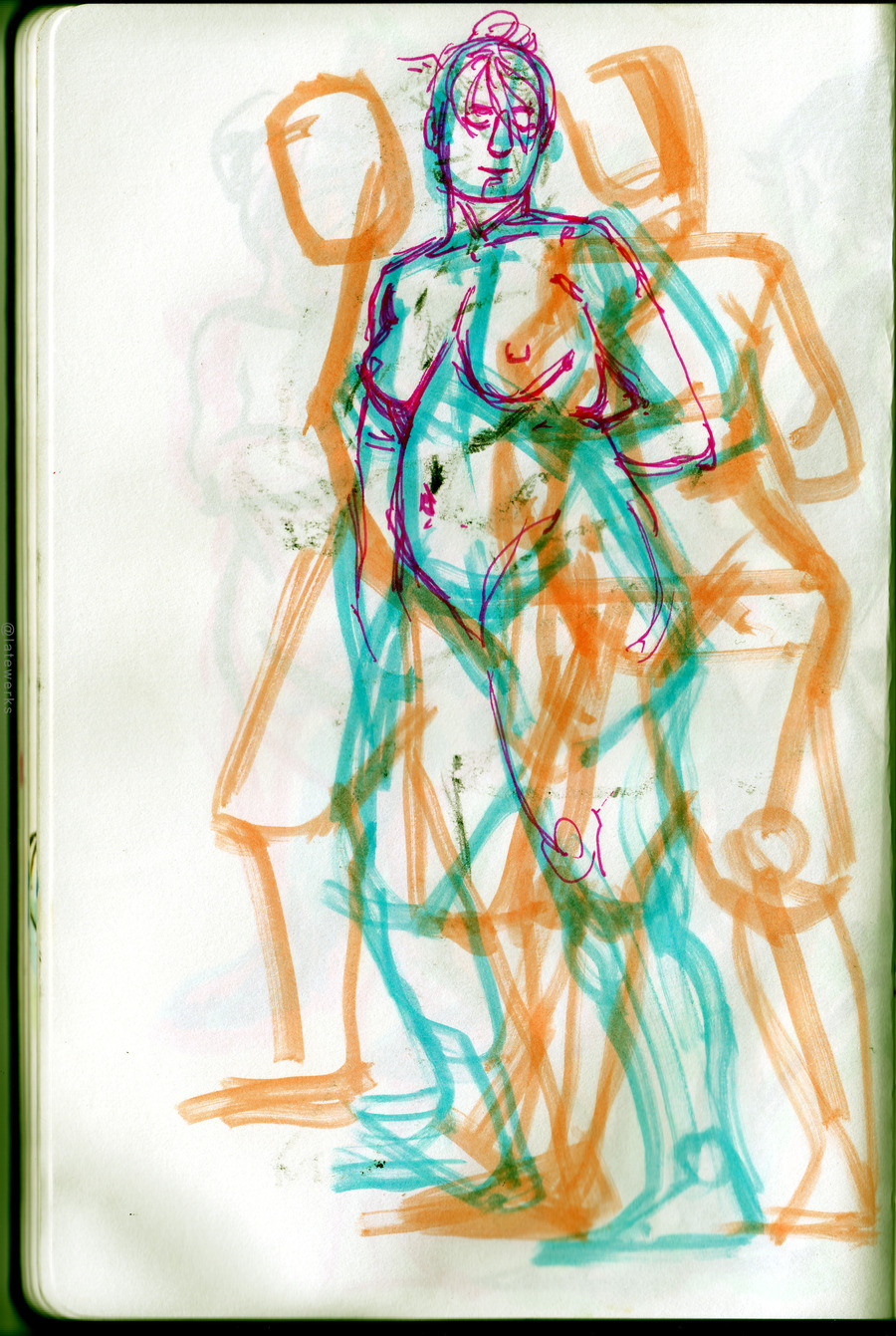 Drink & Draw, The Living Gallery