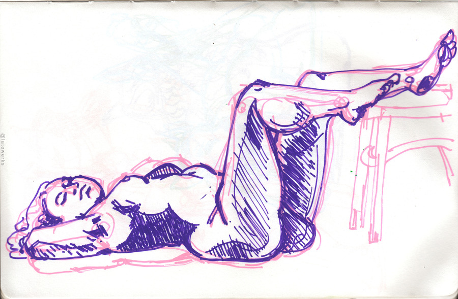 Drink & Draw, The Living Gallery