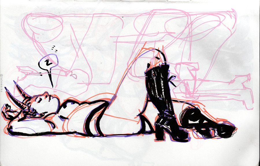 Drink & Draw, The Living Gallery