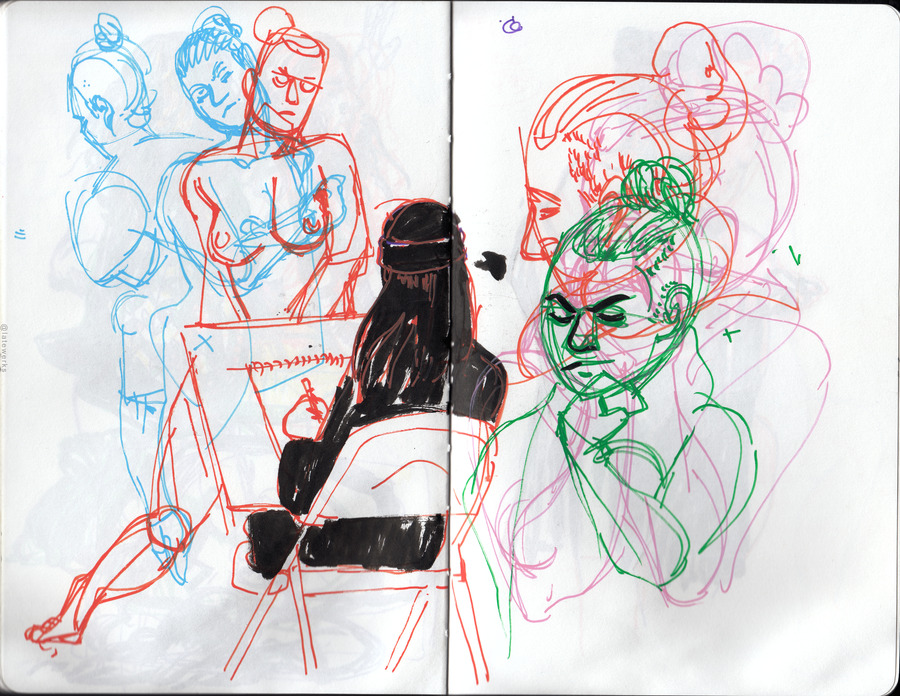 Drink & Draw, The Living Gallery