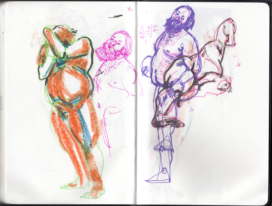 Drink & Draw, The Living Gallery