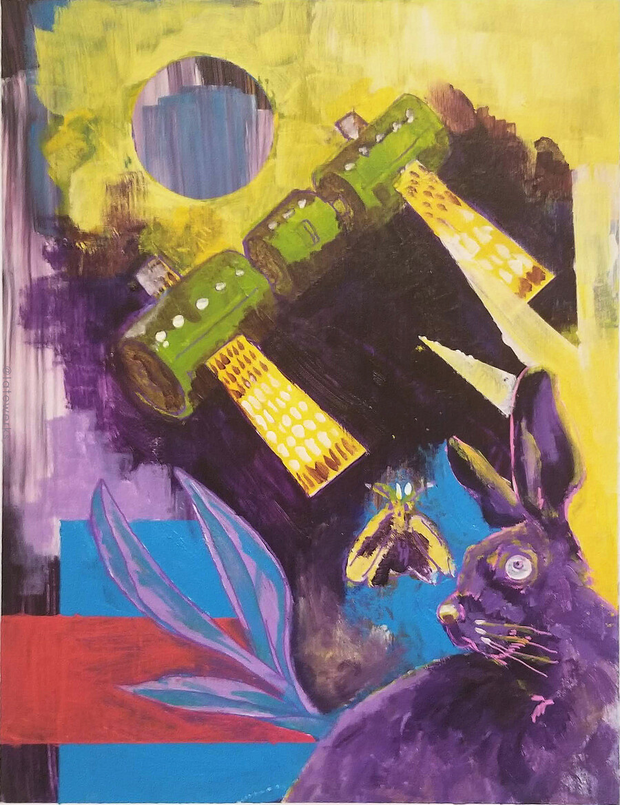 Space station and hare.
